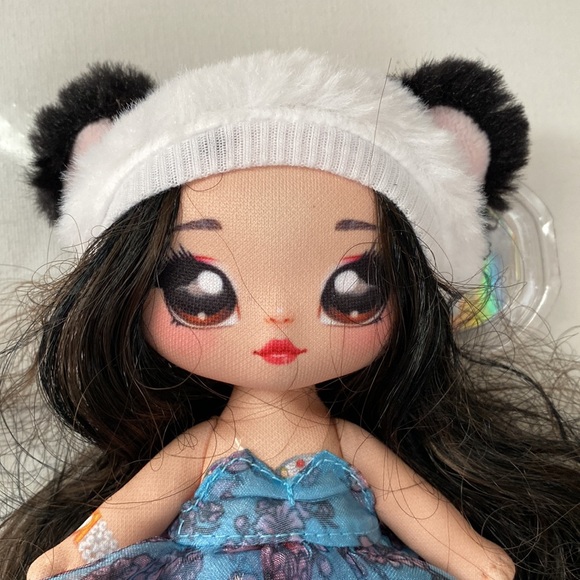 Na! Na! Na! Surprise Fashion Doll Cherry Blossom Dress and Panda Hat 7.5” tall - Picture 2 of 16